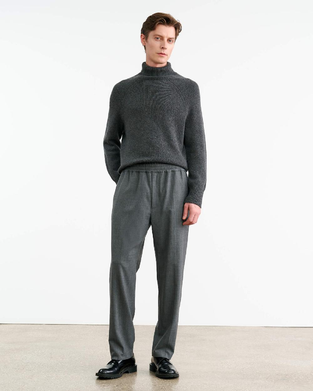 Nili Lotan LAWRENCE PANT HEATHER GREY