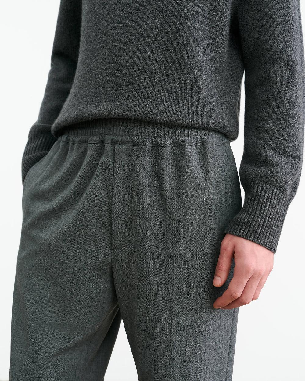 Nili Lotan LAWRENCE PANT HEATHER GREY