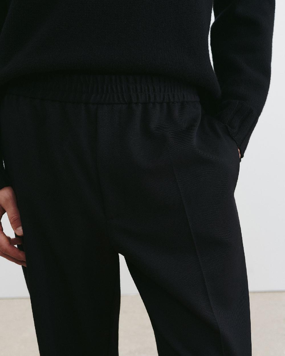 Nili Lotan LAWRENCE WOOL PANT BLACK