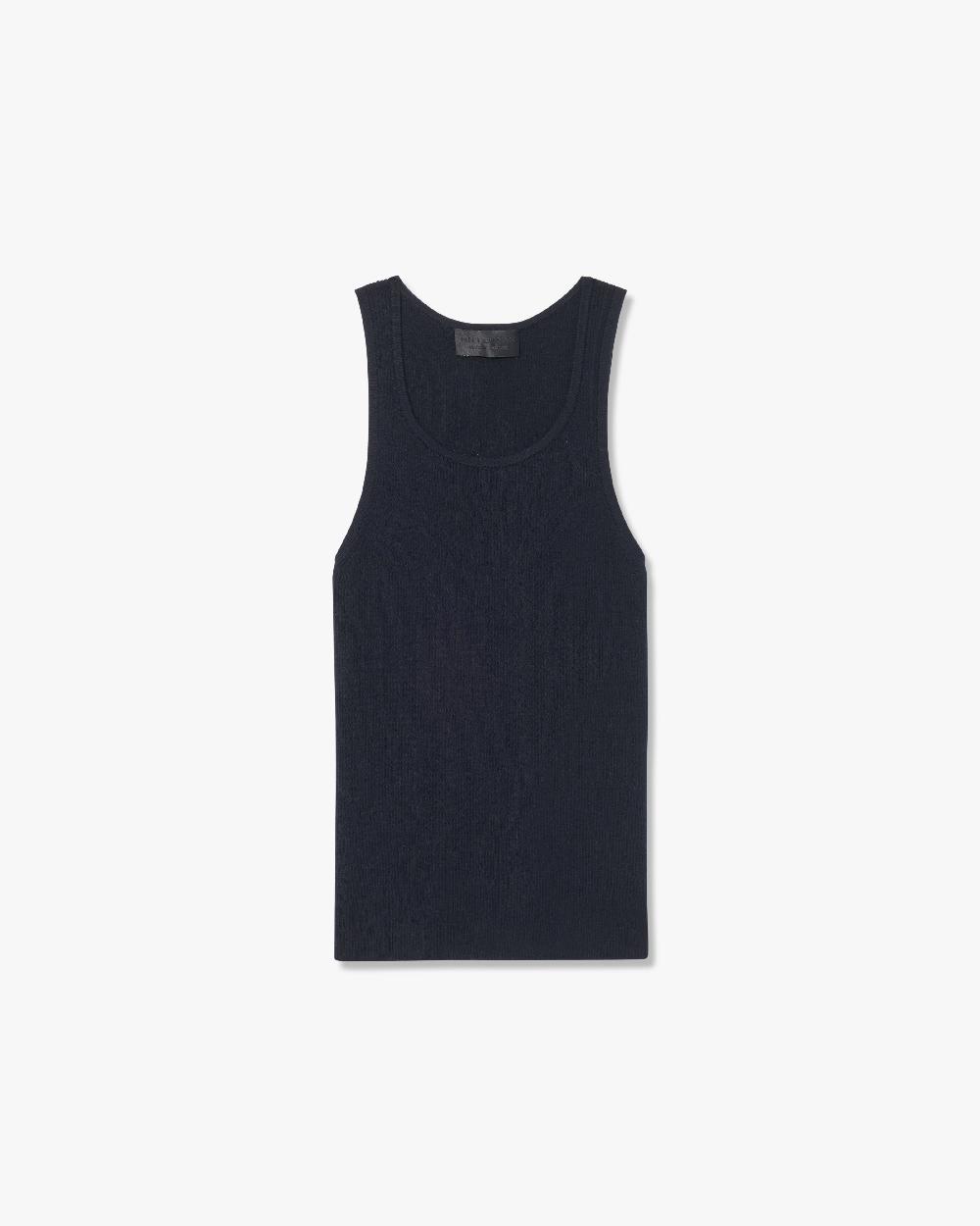 nili lotan LOTTIE KNIT TANK DARK NAVY