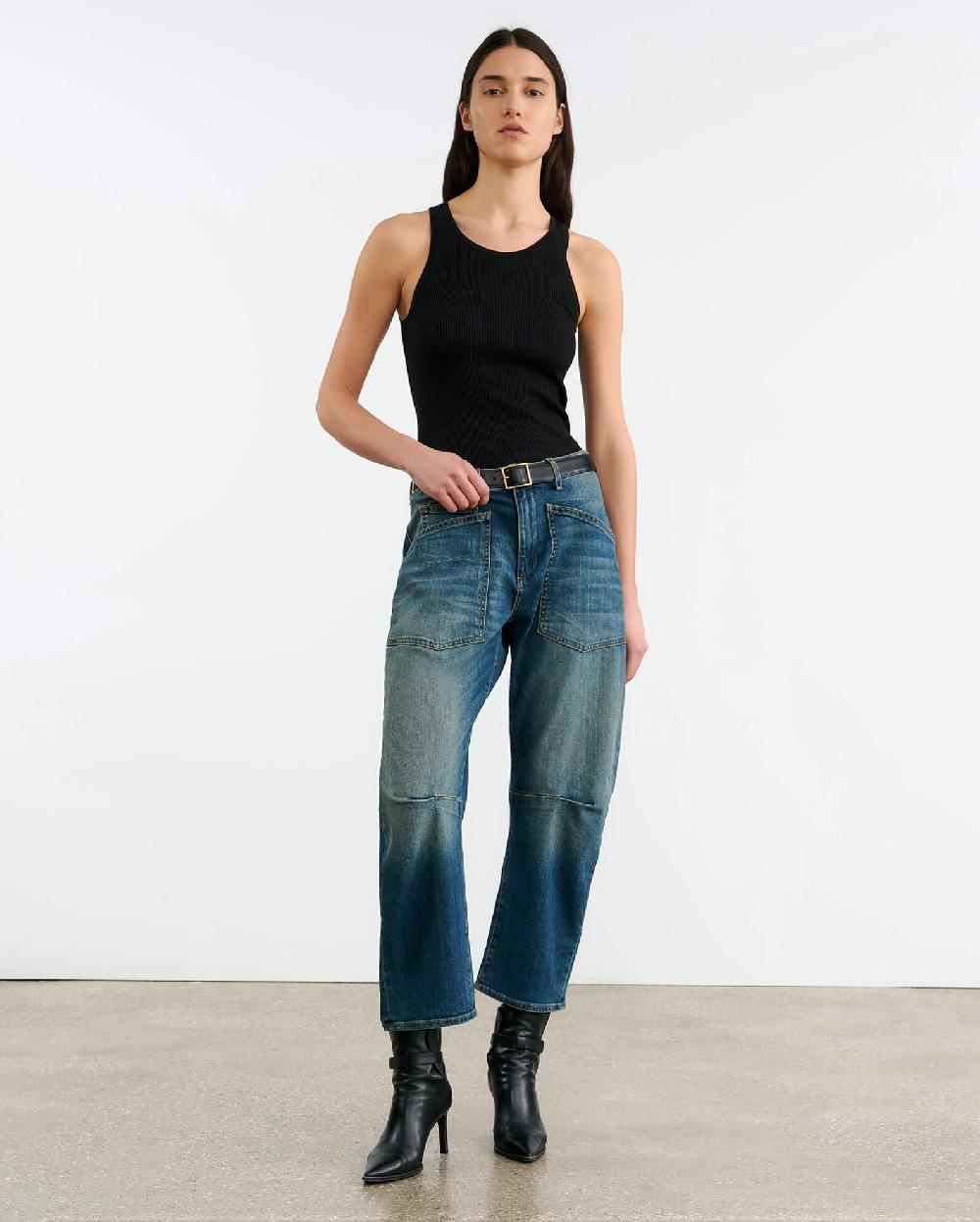 Nili Lotan LOTTIE SILK KNIT TANK CAMEL