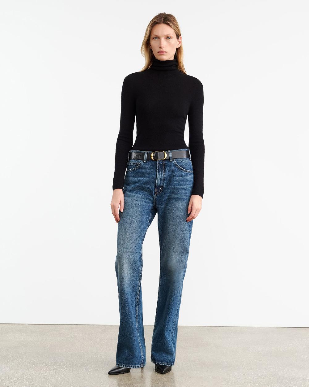 Nili Lotan LYNETTE CASHMERE TURTLENECK BLACK