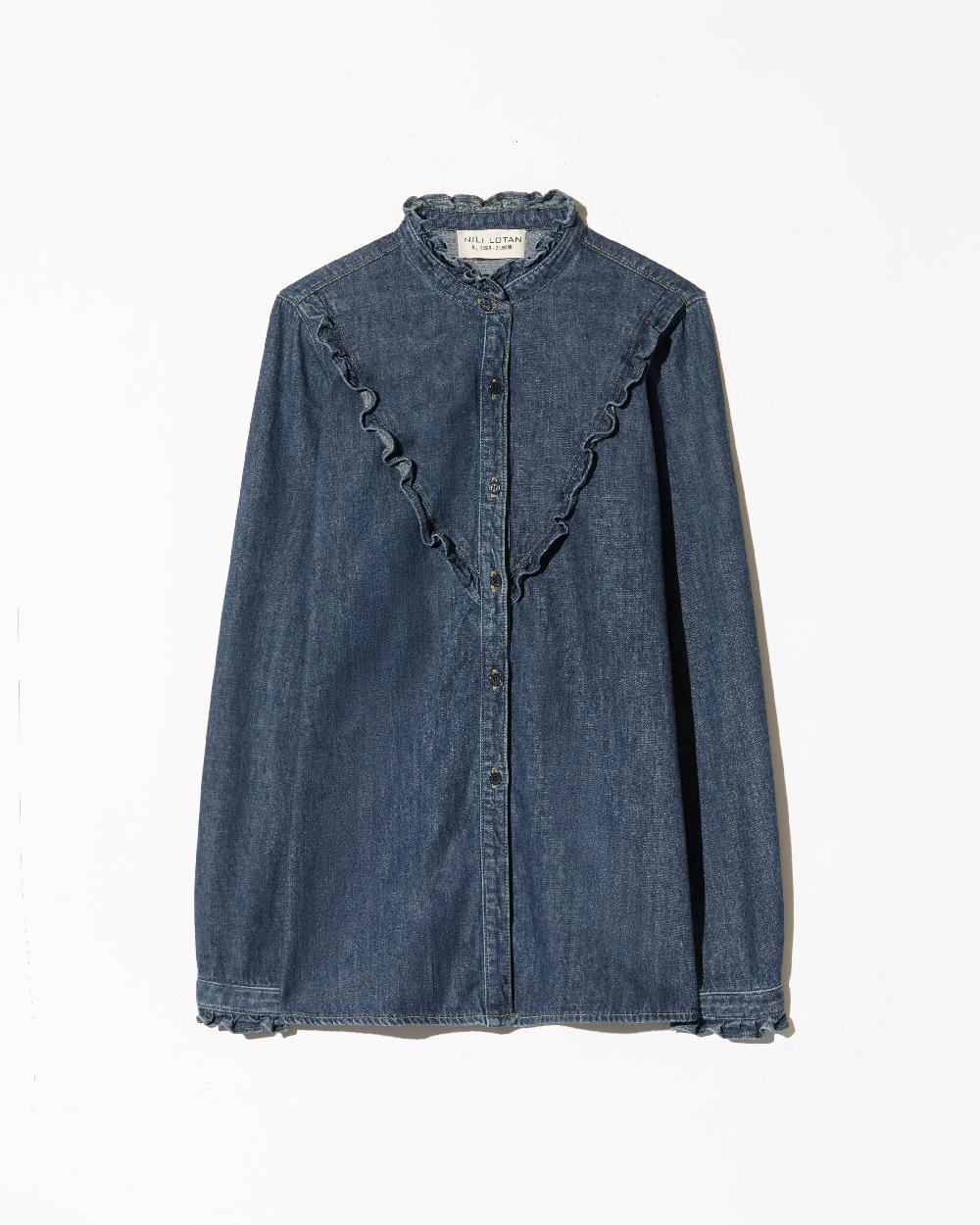 nili lotan MARCELA SHIRT CLASSIC WASH