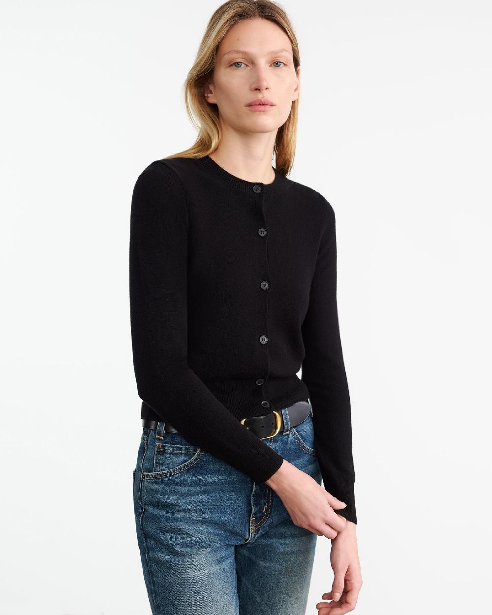 Nili Lotan MARCH CASHMERE CARDIGAN IVORY