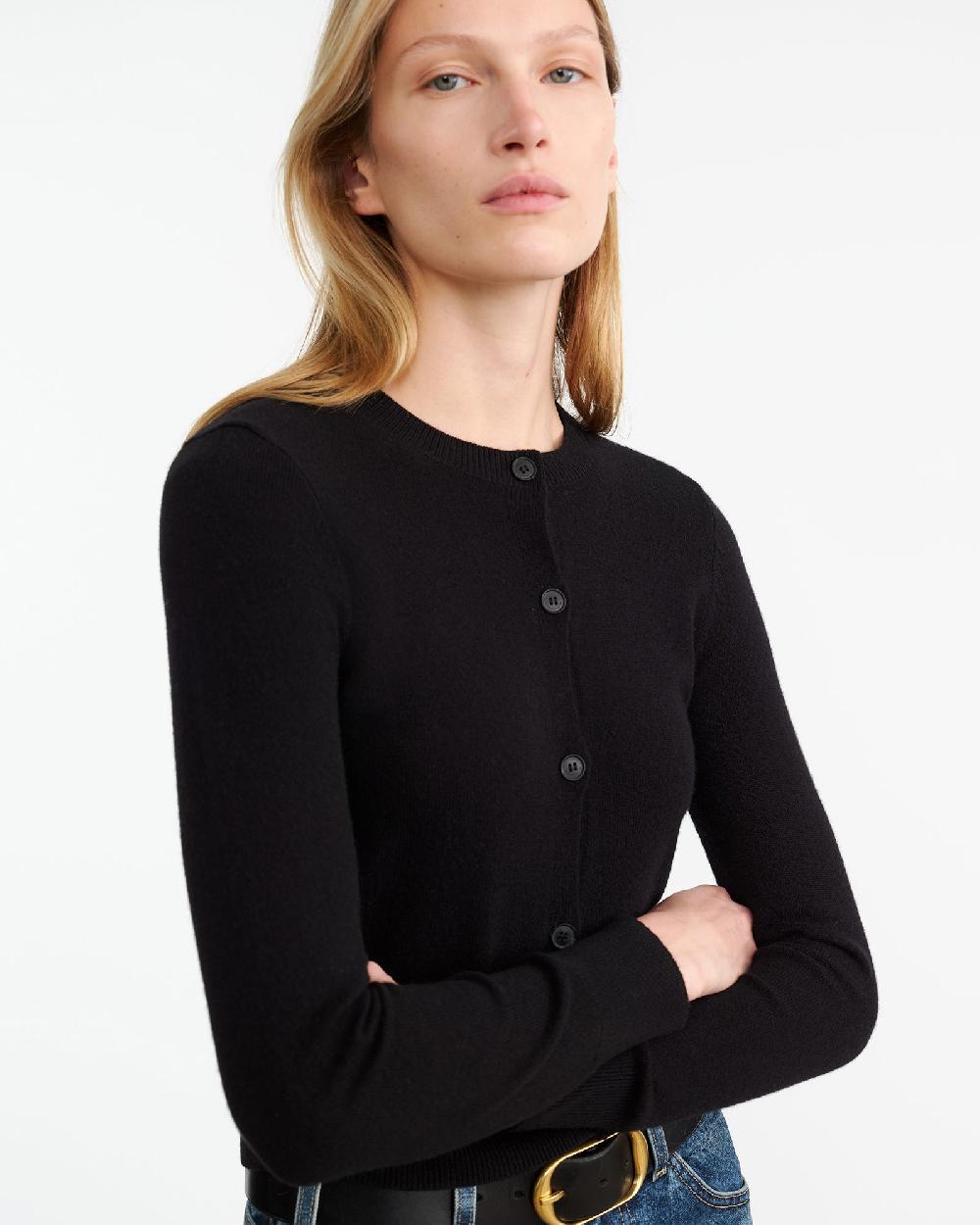 Nili Lotan MARCH CASHMERE CARDIGAN IVORY