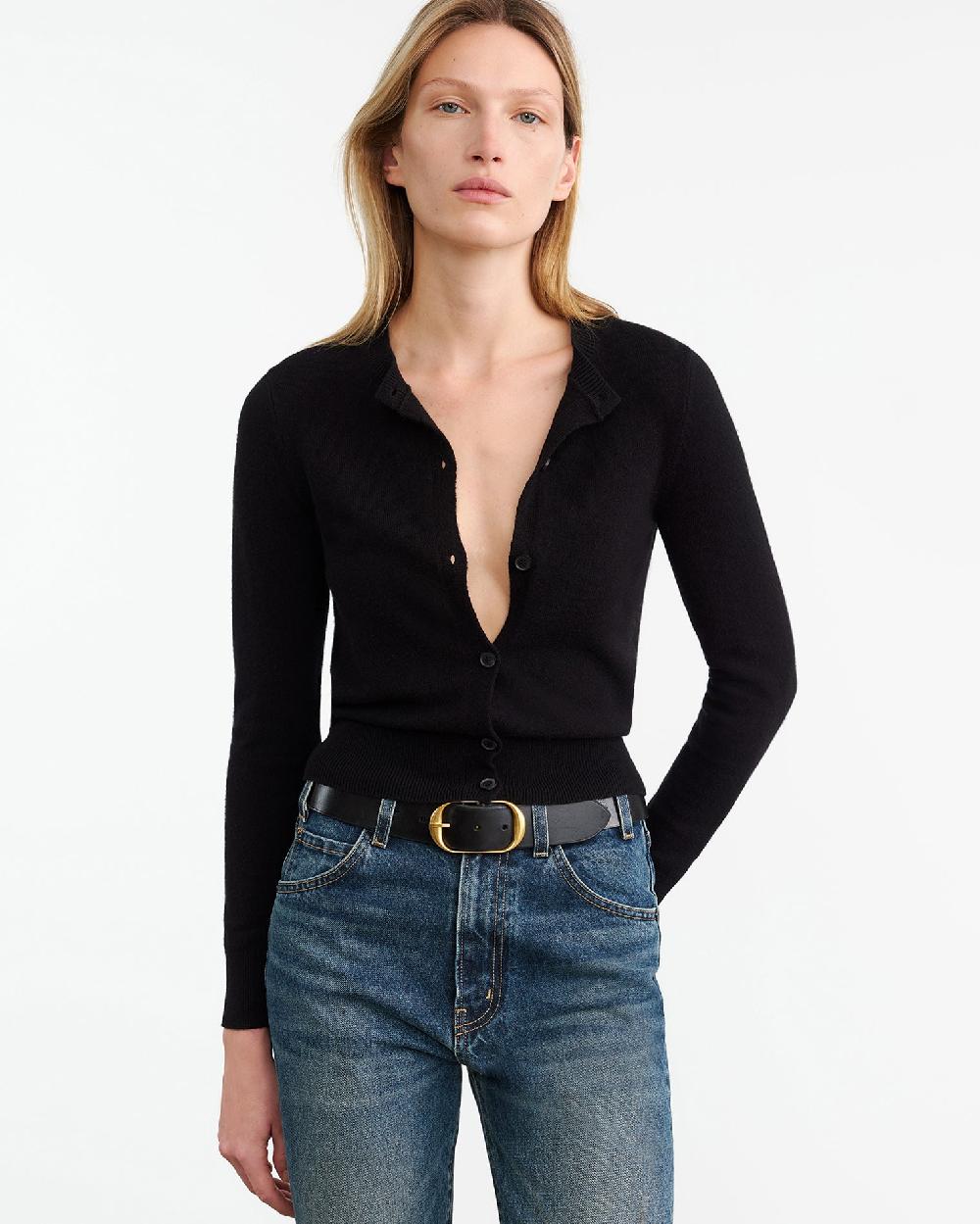 Nili Lotan MARCH CASHMERE CARDIGAN IVORY