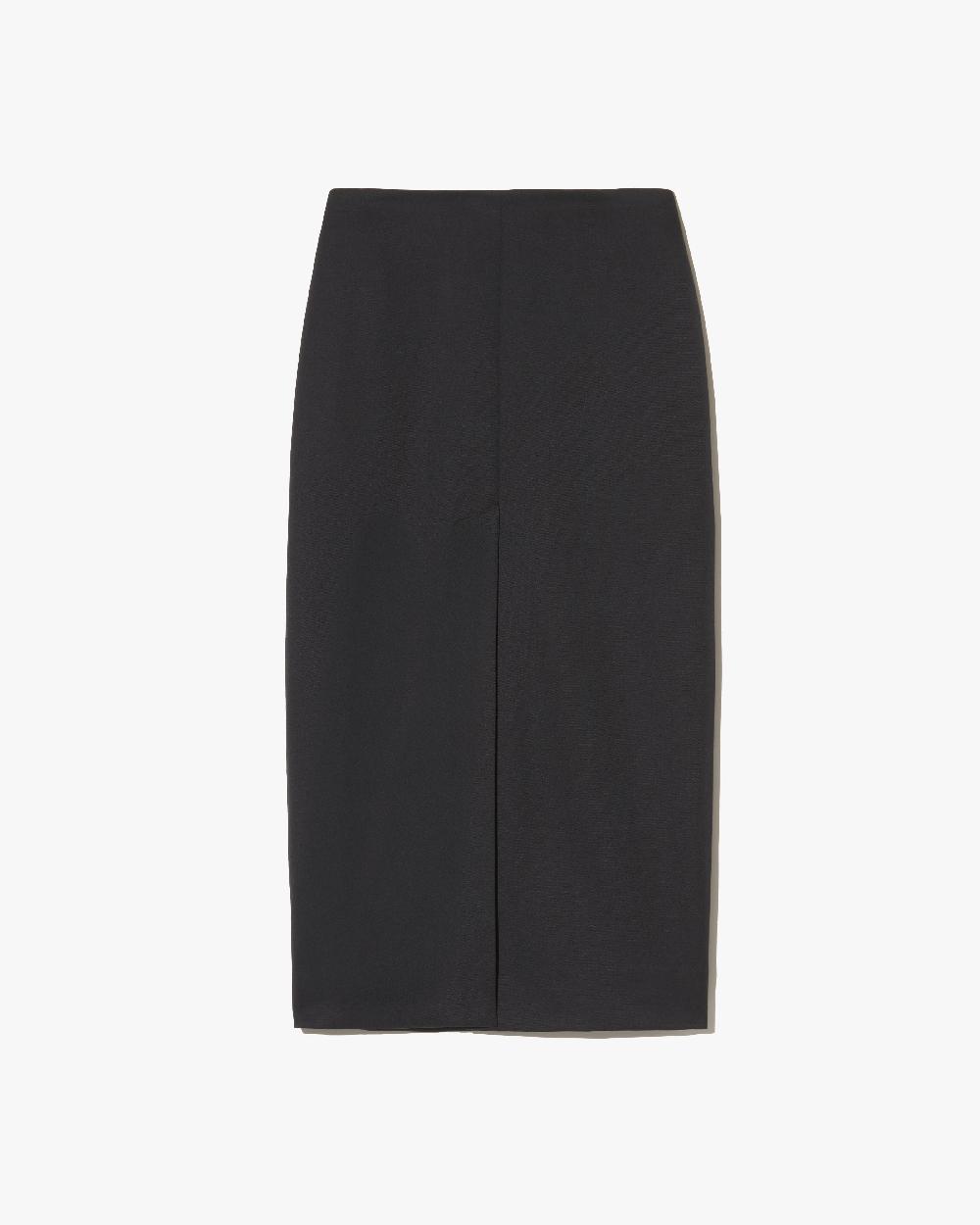 nili lotan MARIHA WOOL SKIRT BLACK