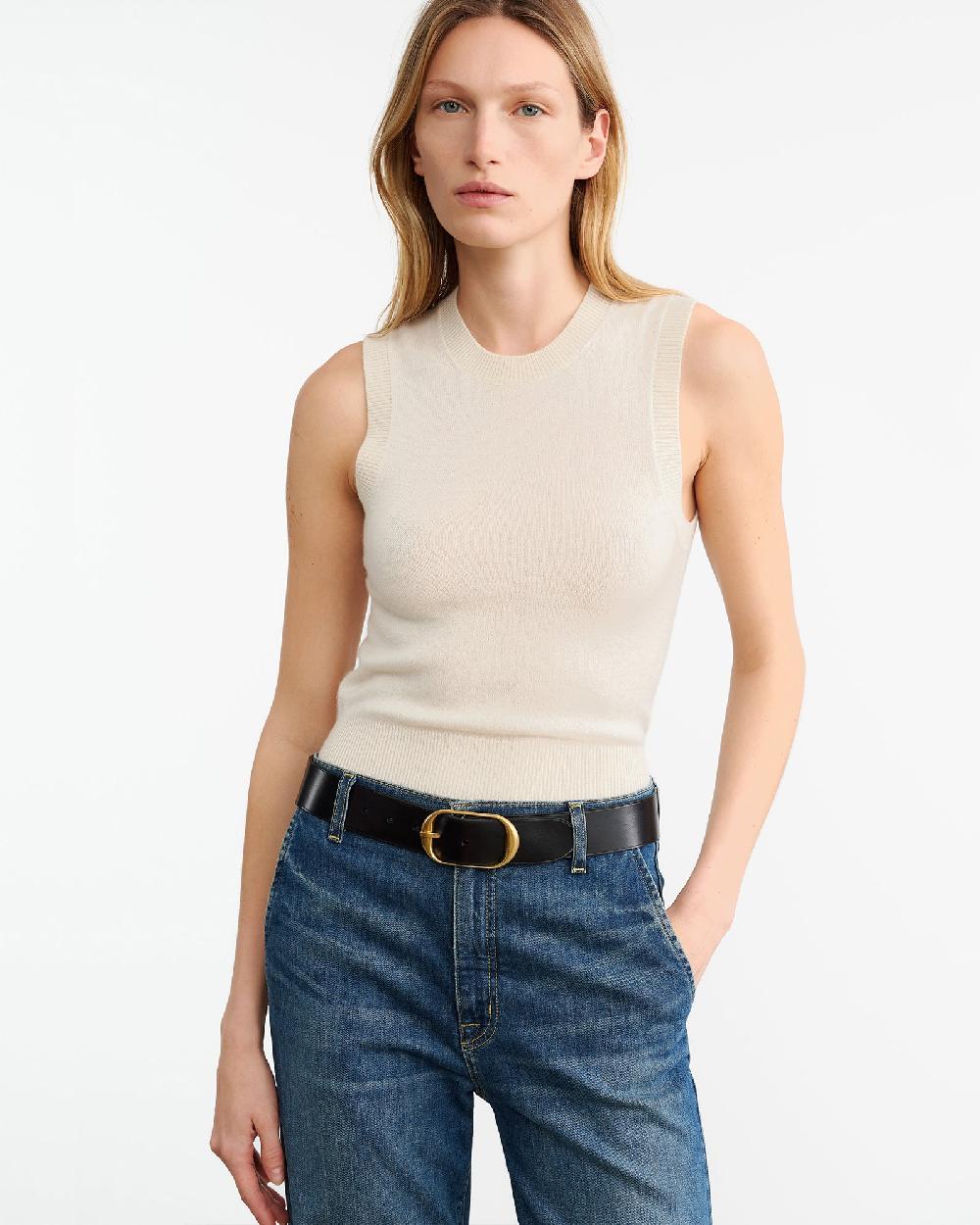 Nili Lotan MAY CASHMERE TANK IVORY