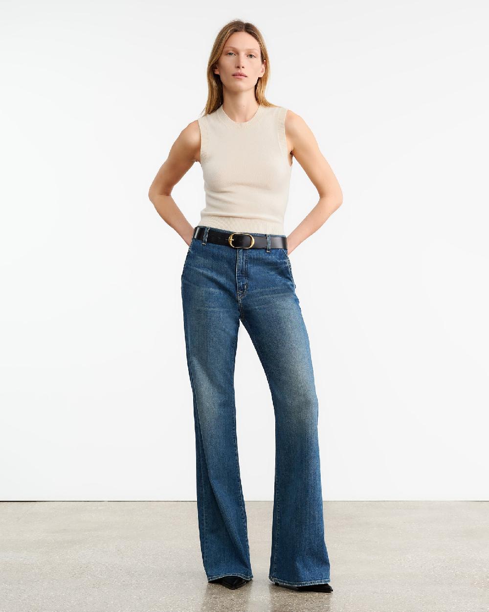 Nili Lotan MAY CASHMERE TANK IVORY