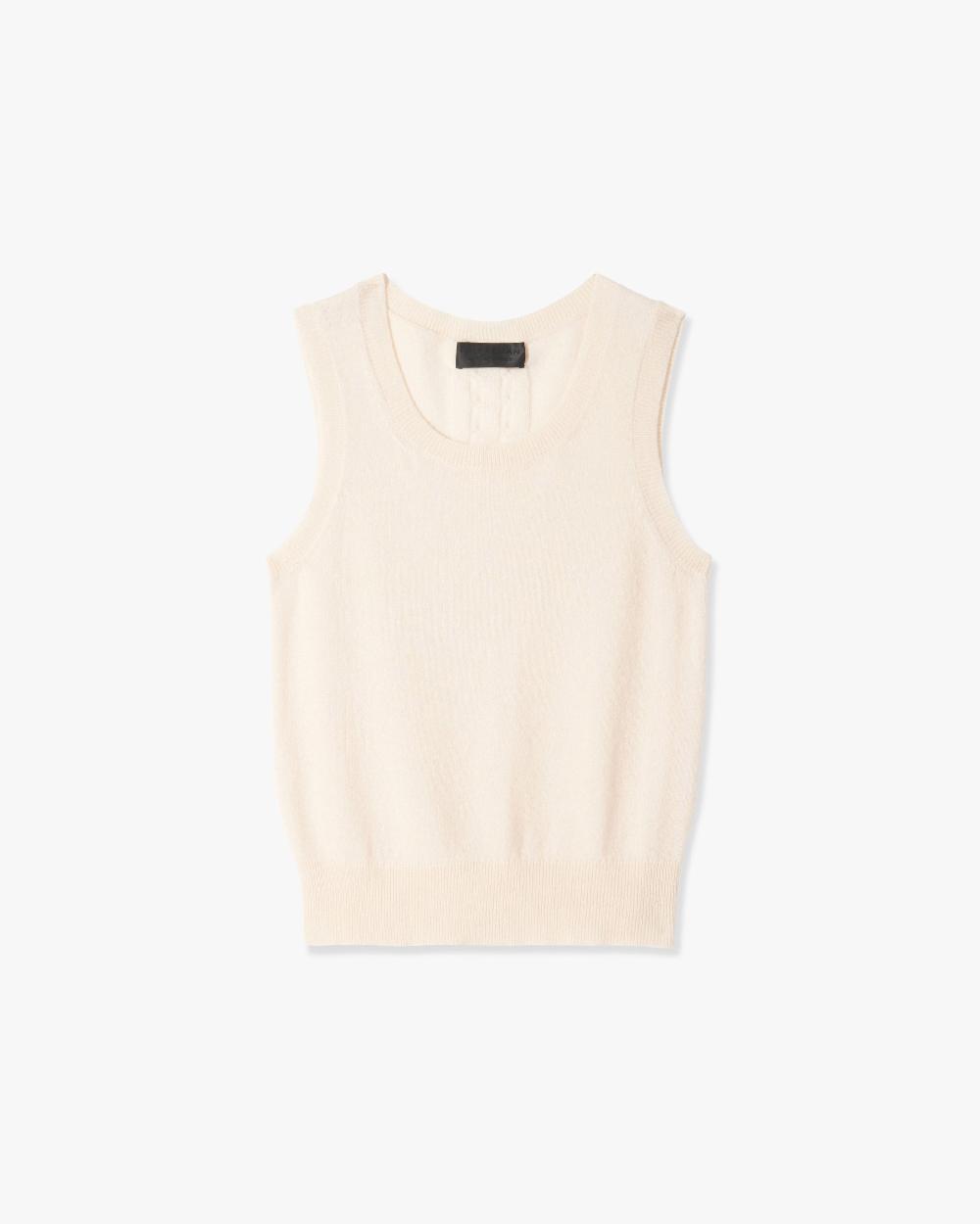nili lotan MAY CASHMERE TANK IVORY