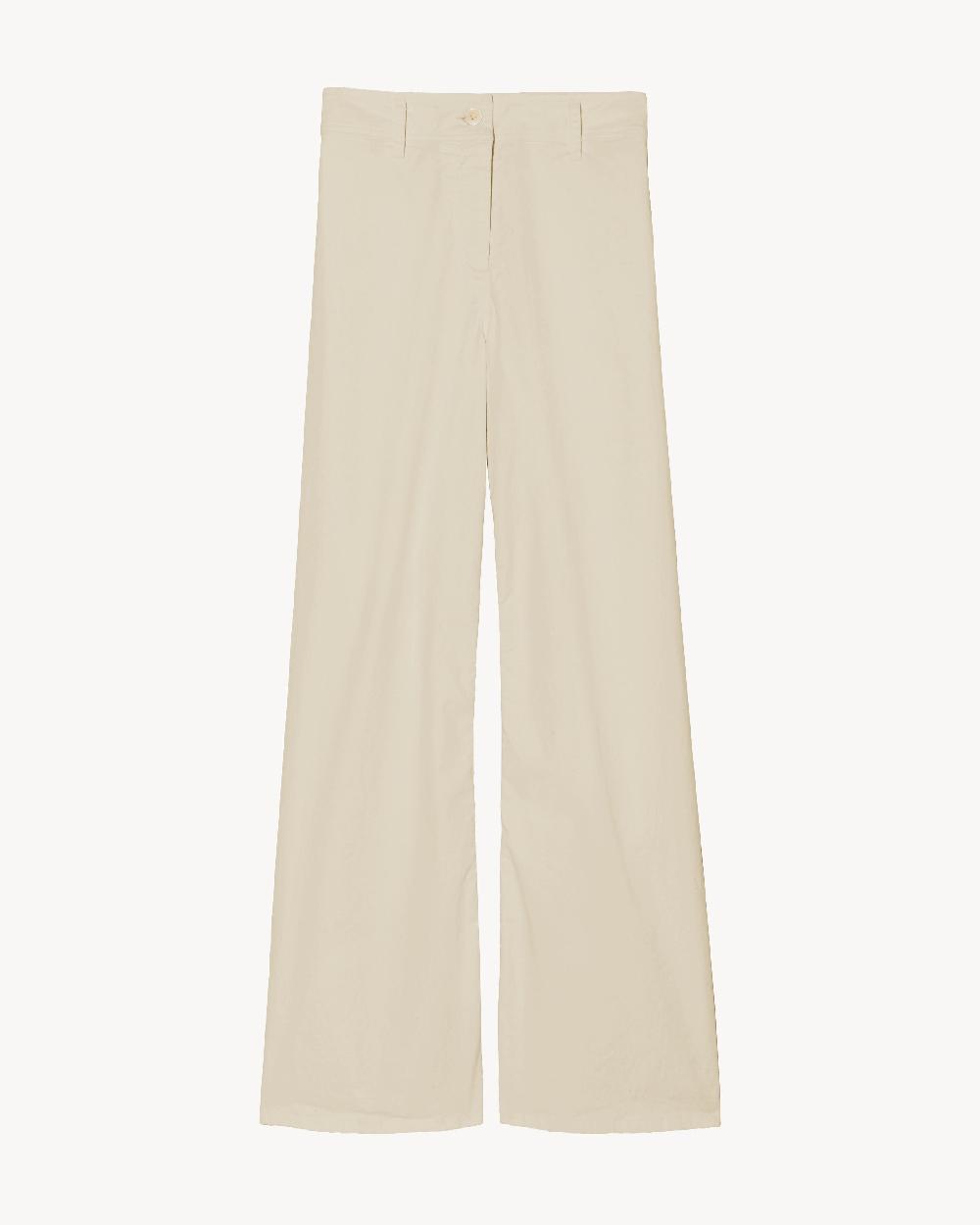 nili lotan MEGAN COTTON PANT CHOCOLATE BROWN