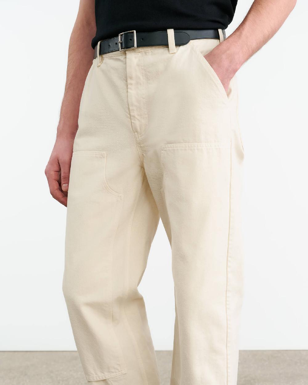 Nili Lotan MILLER COTTON PANT STONE