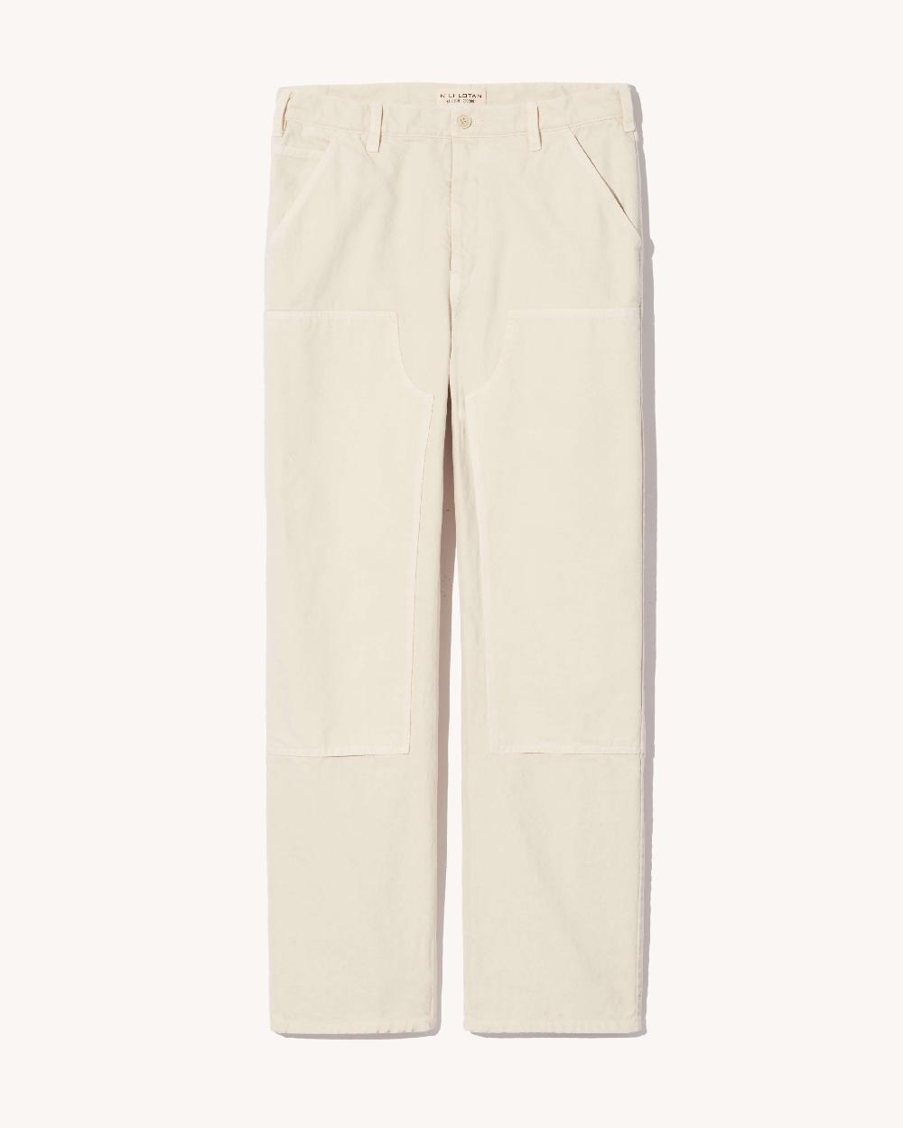 nili lotan MILLER COTTON PANT STONE