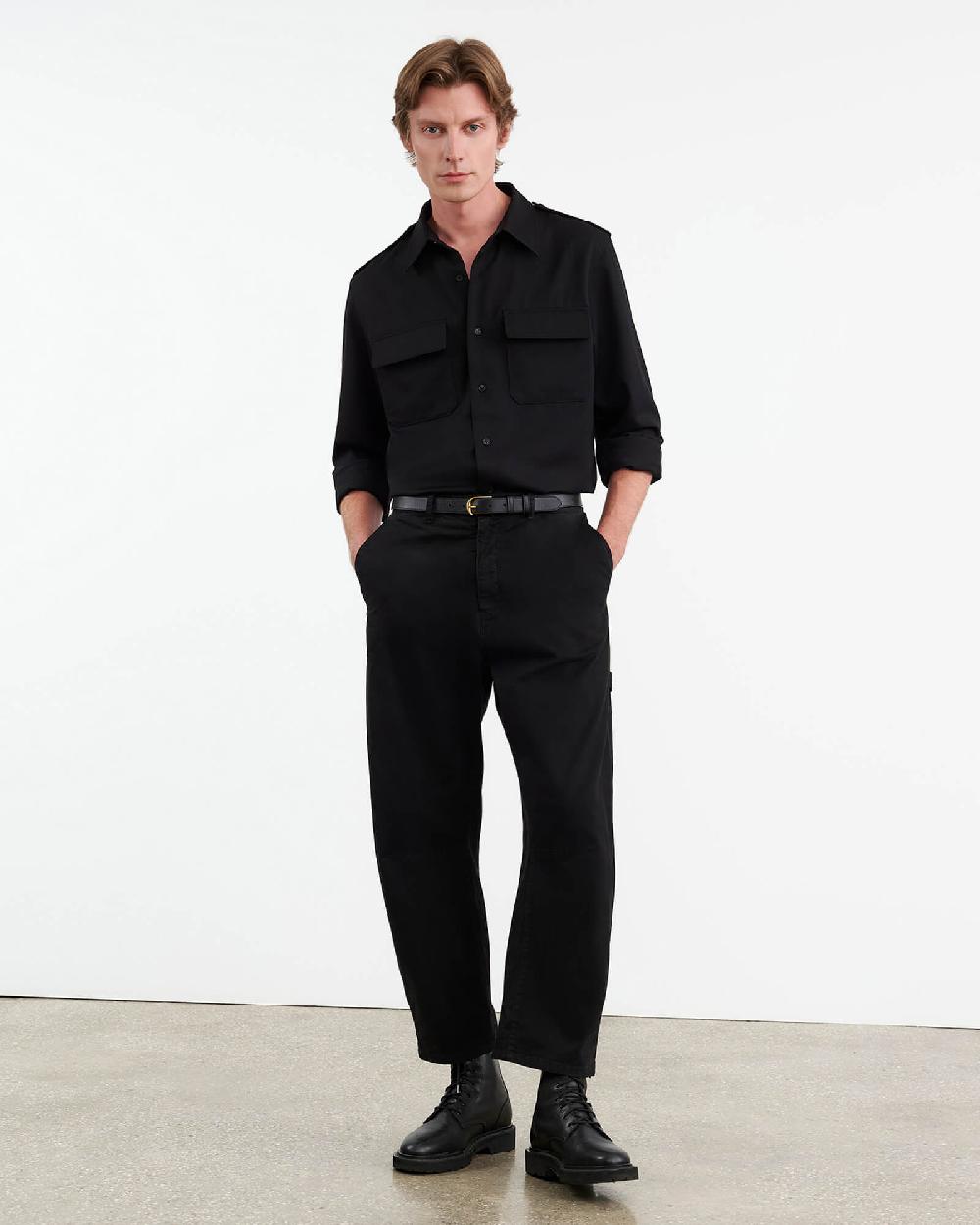 Nili Lotan MIRKO SHIRT BLACK