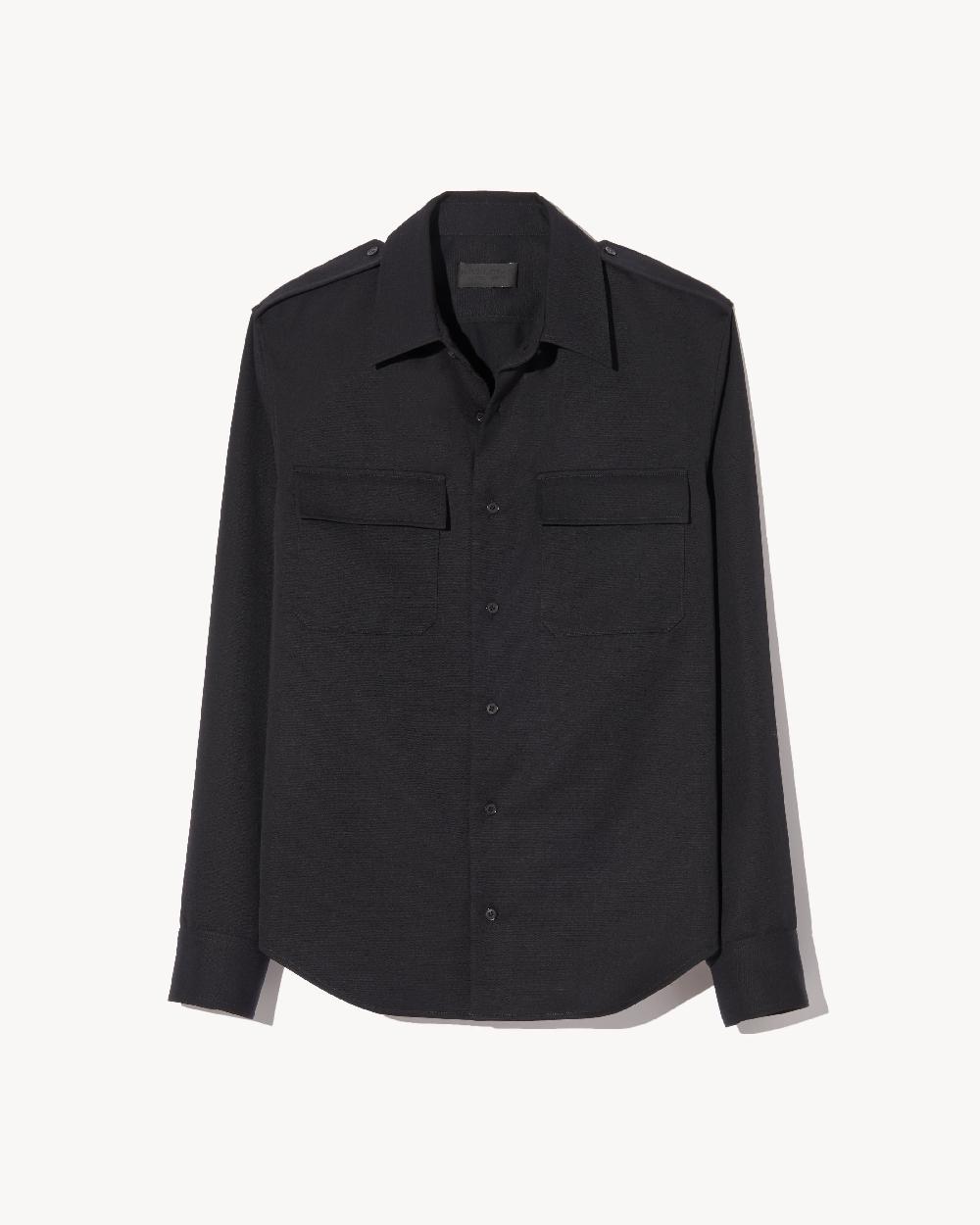 nili lotan MIRKO SHIRT BLACK