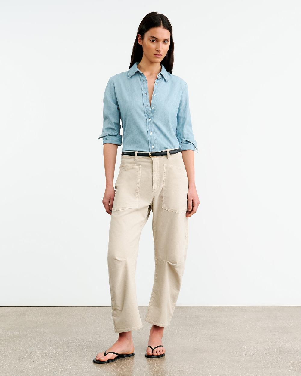 Nili Lotan MONTI DENIM SHIRT CHAMBRAY