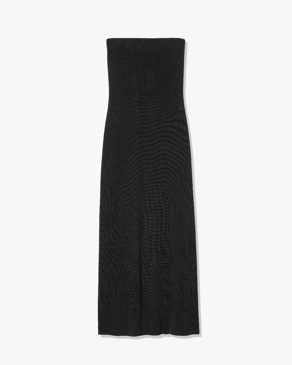 nili lotan MOZANA KNIT DRESS BLACK
