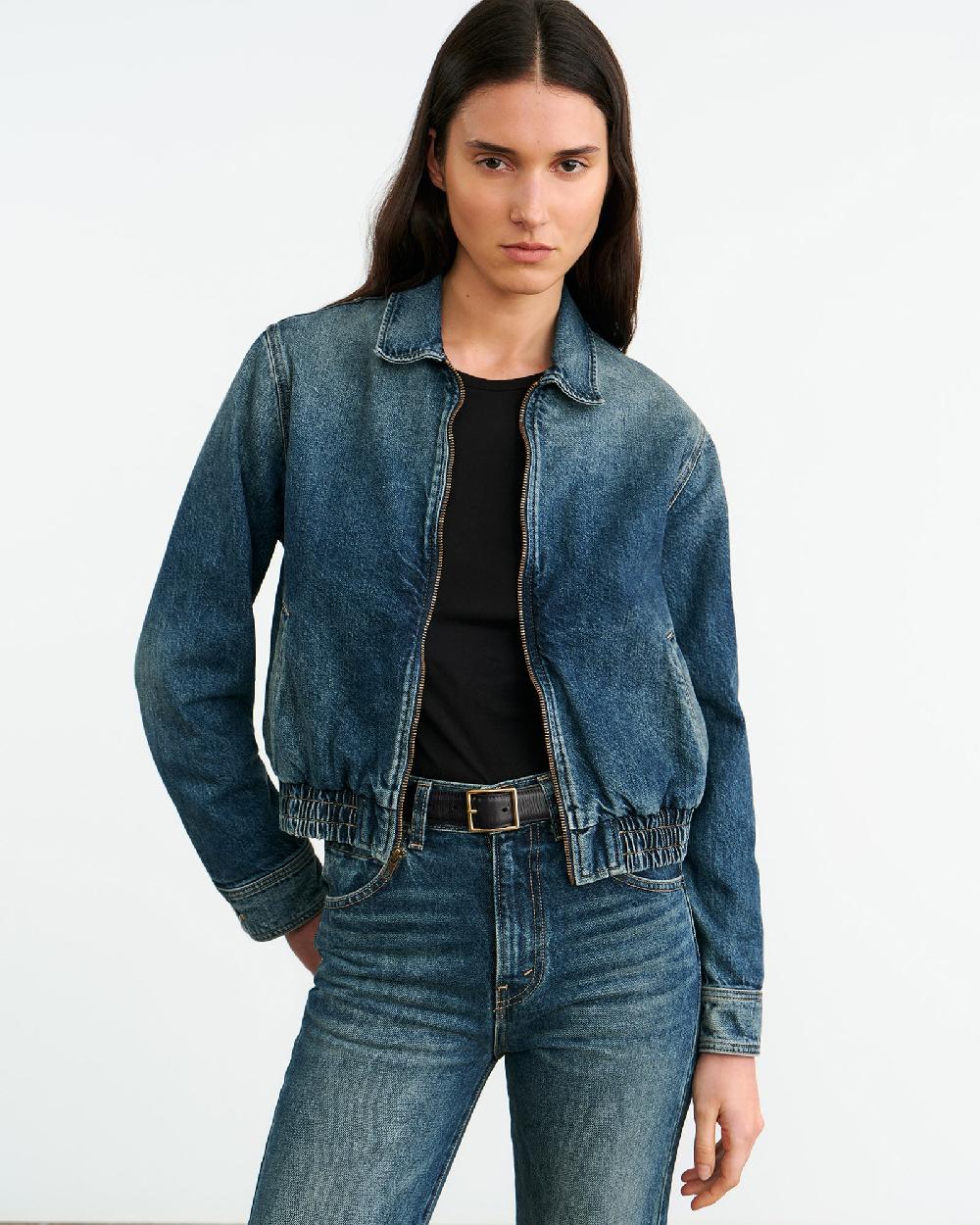 Nili Lotan NAJAC DENIM JACKET SIMON WASH