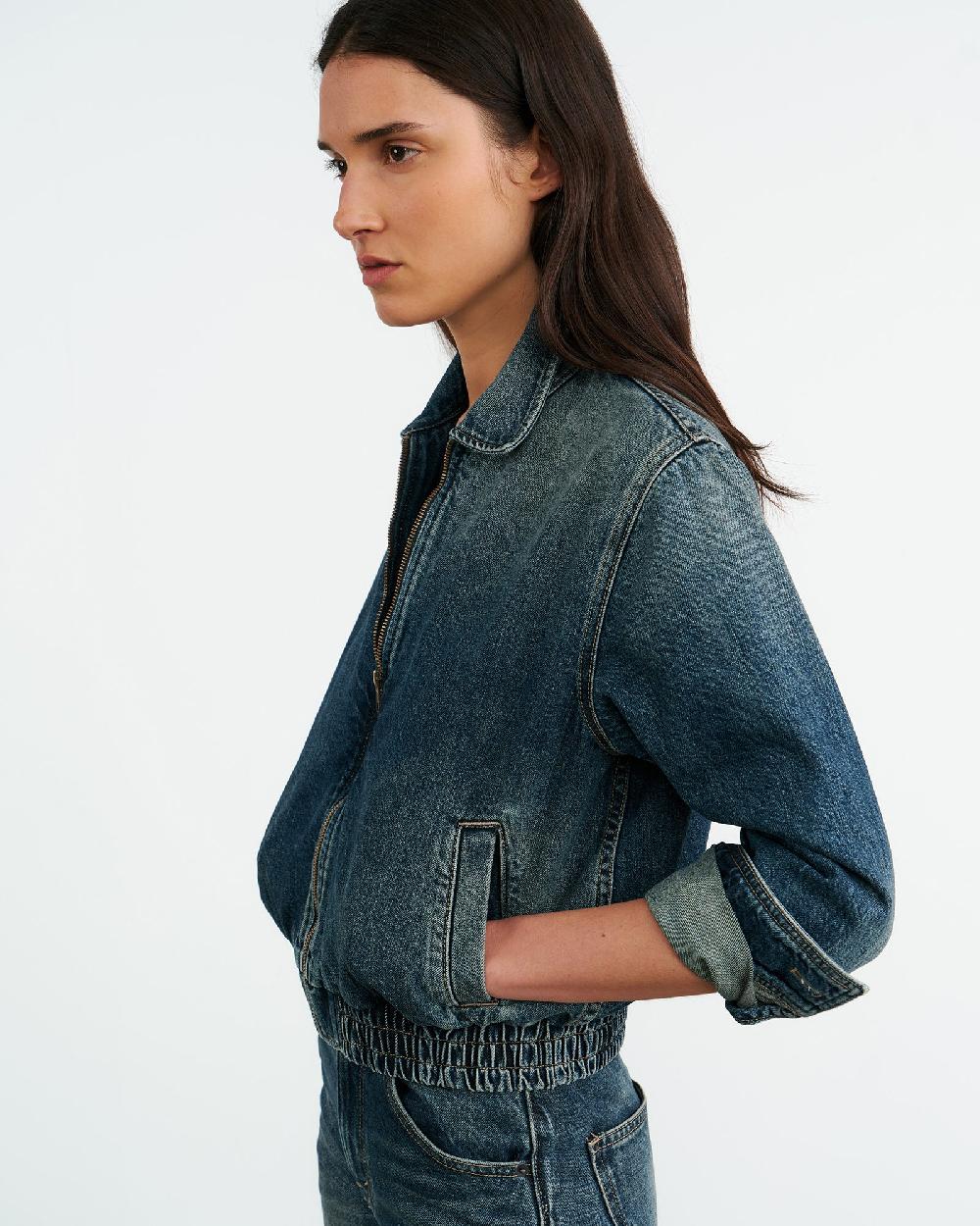 Nili Lotan NAJAC DENIM JACKET SIMON WASH