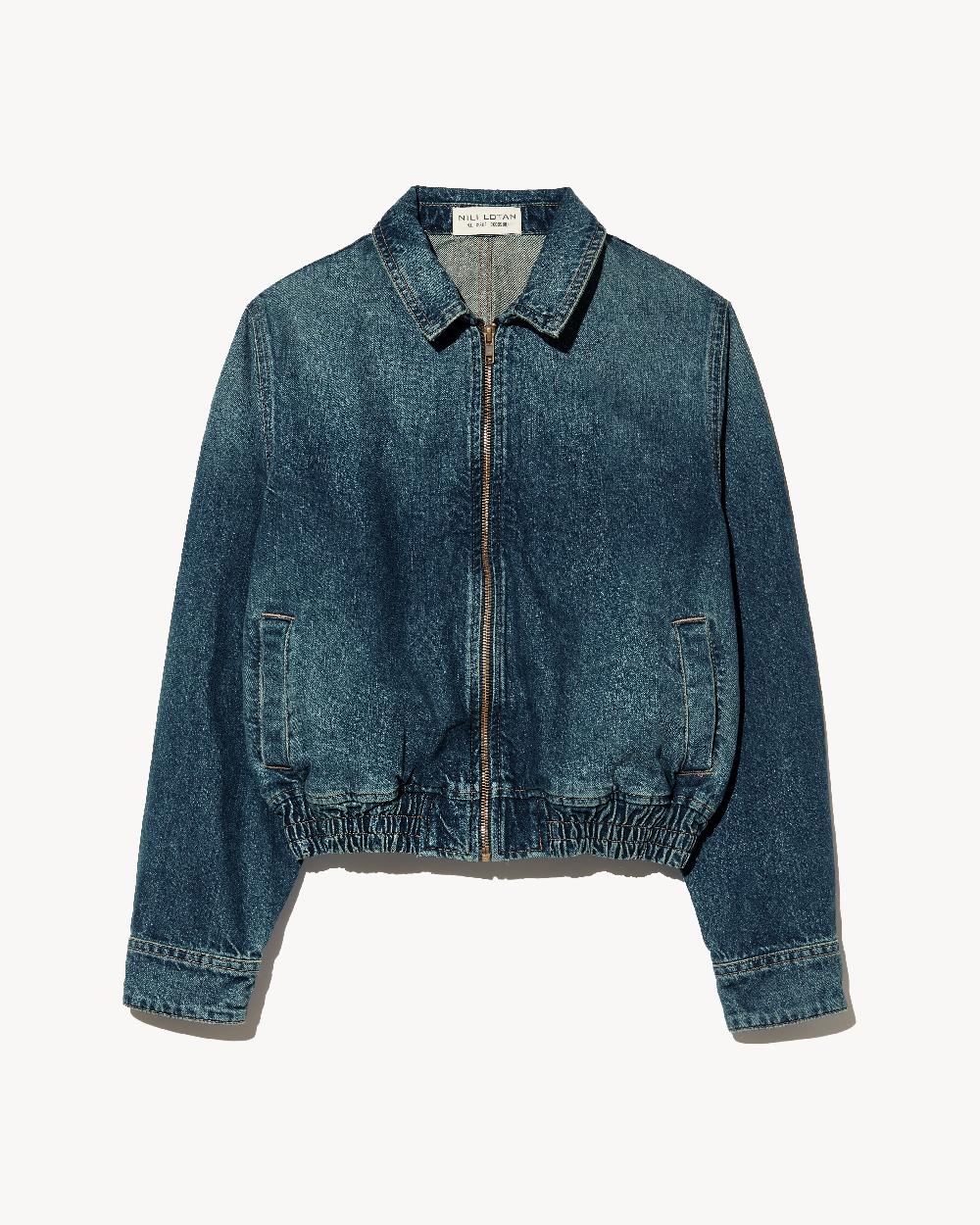 nili lotan NAJAC DENIM JACKET SIMON WASH