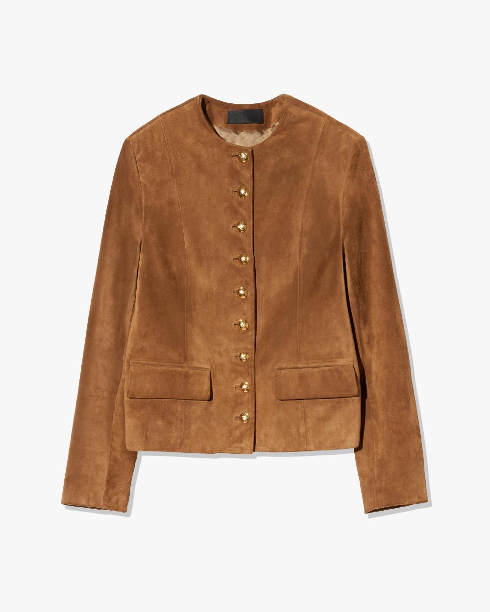 nili lotan NANON SUEDE JACKET MARTORA