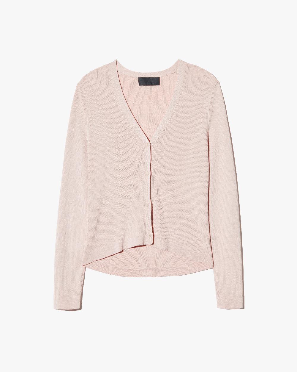 nili lotan NARI SILK CARDIGAN BLACK