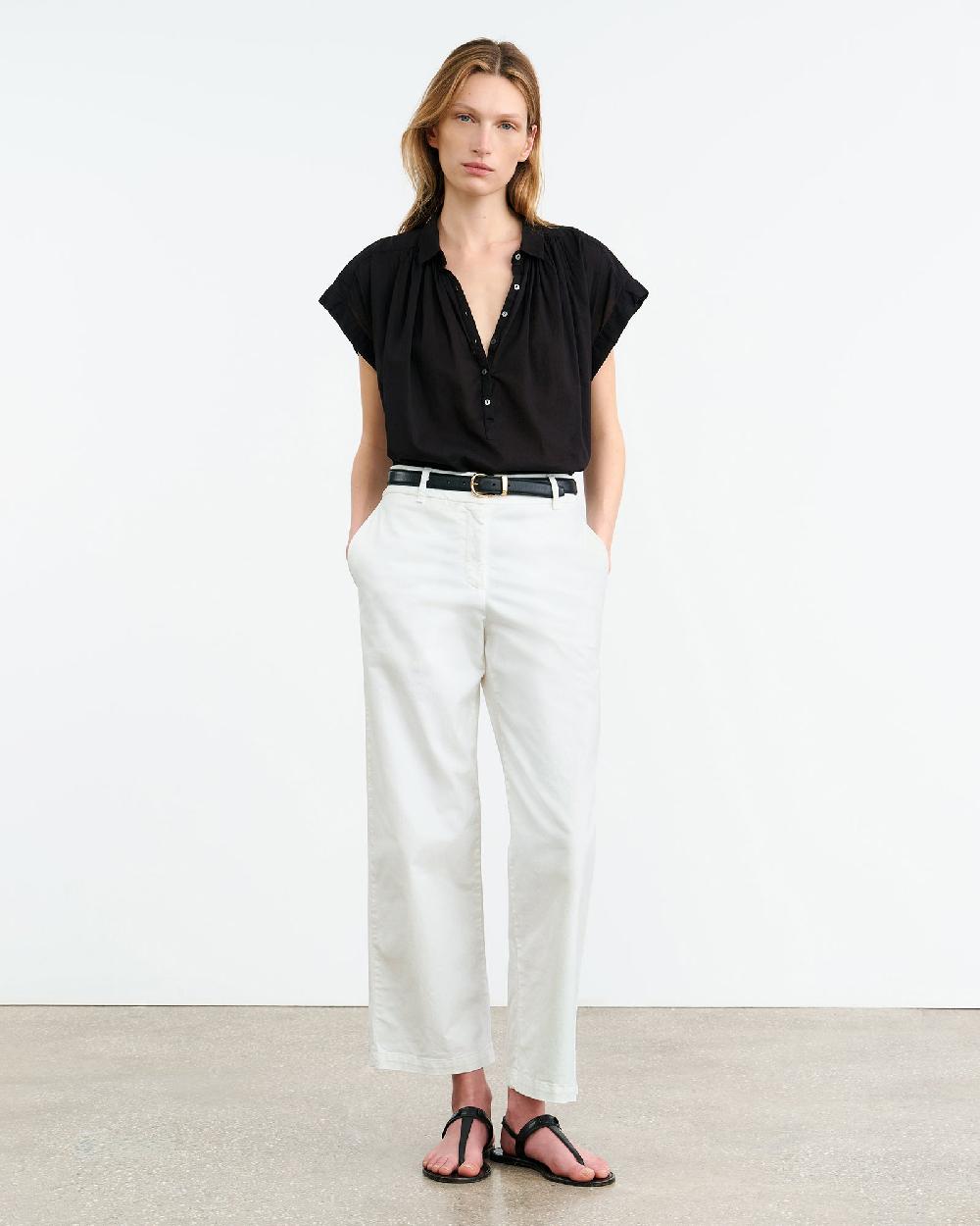 Nili Lotan NOHAN COTTON PANT SANDSTONE