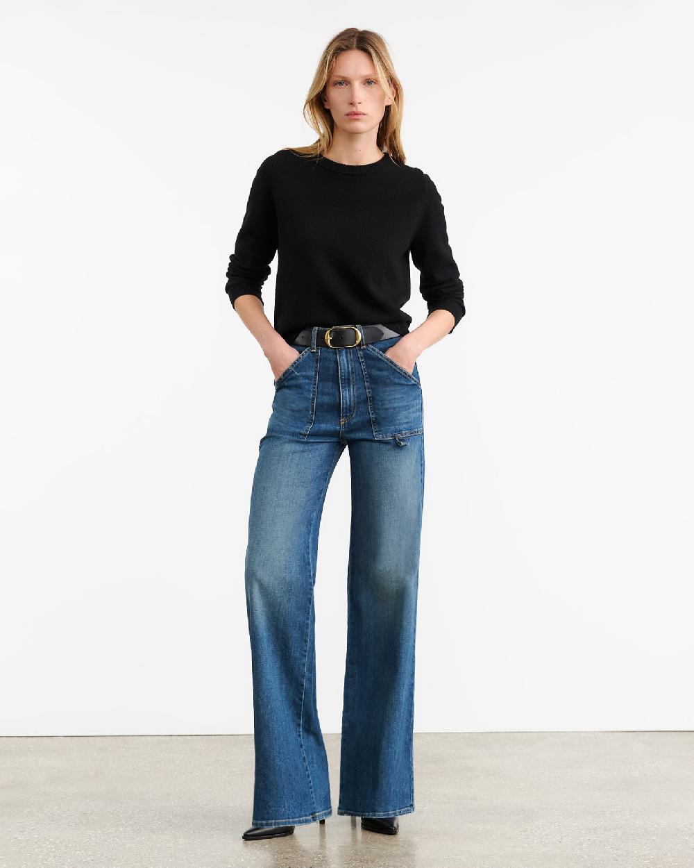 Nili Lotan NORA CASHMERE SWEATER TAUPE