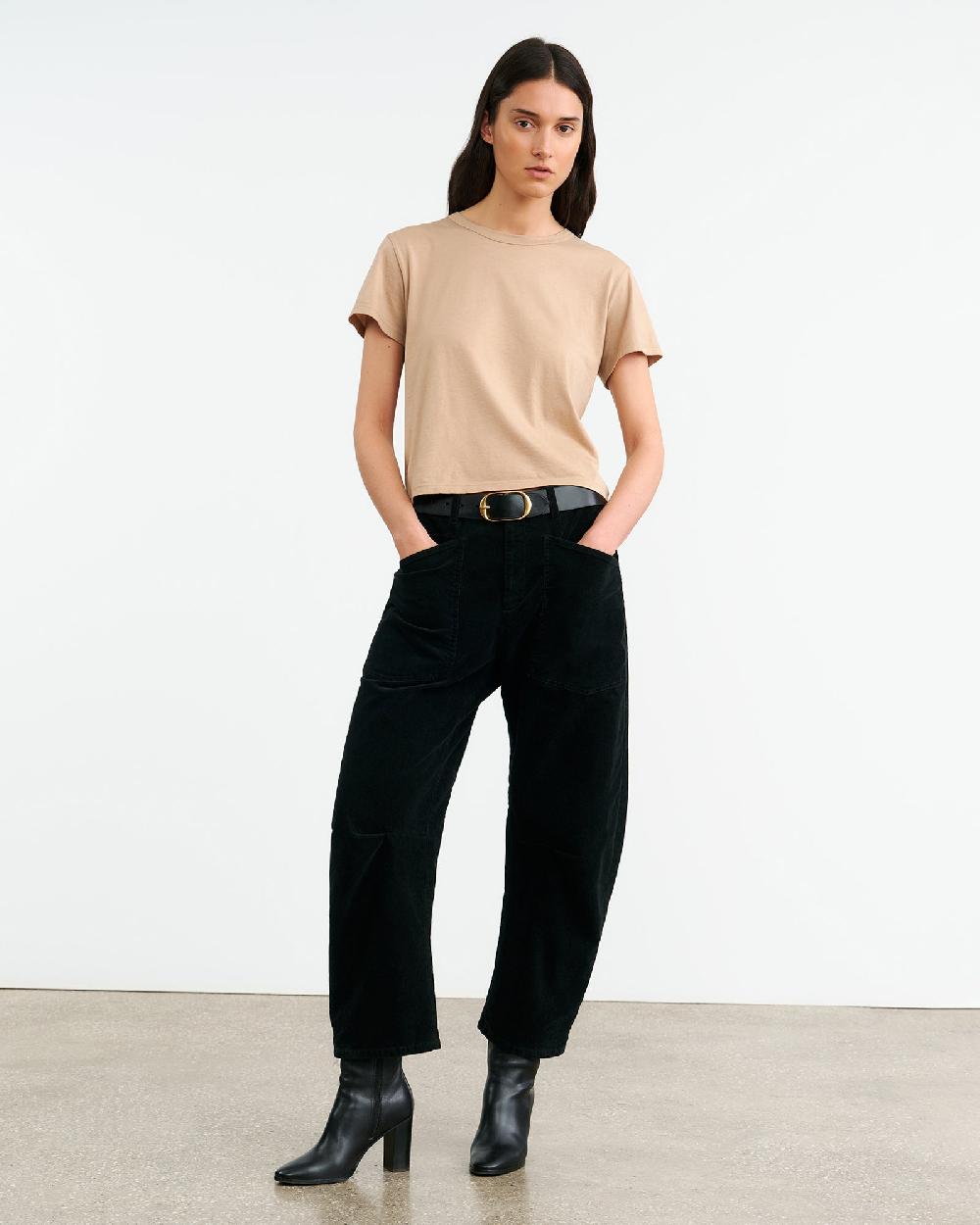 Nili Lotan NOYA TEE PALE KHAKI