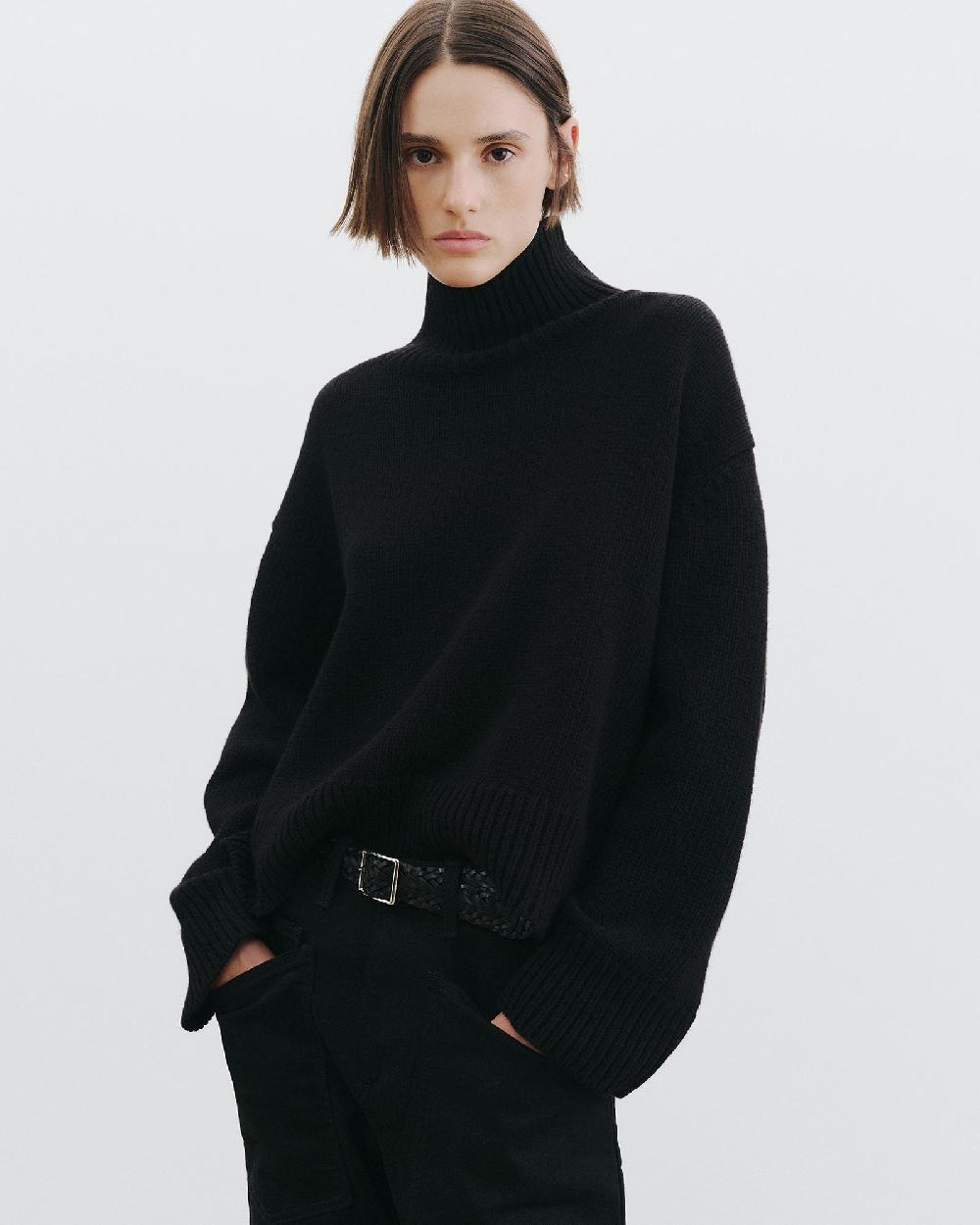 Nili Lotan OMAIRA SWEATER BLACK