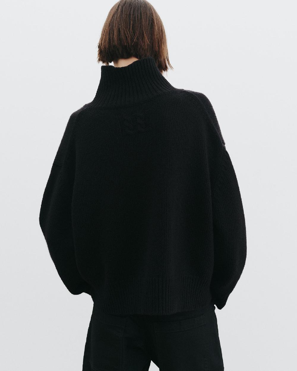 Nili Lotan OMAIRA SWEATER BLACK