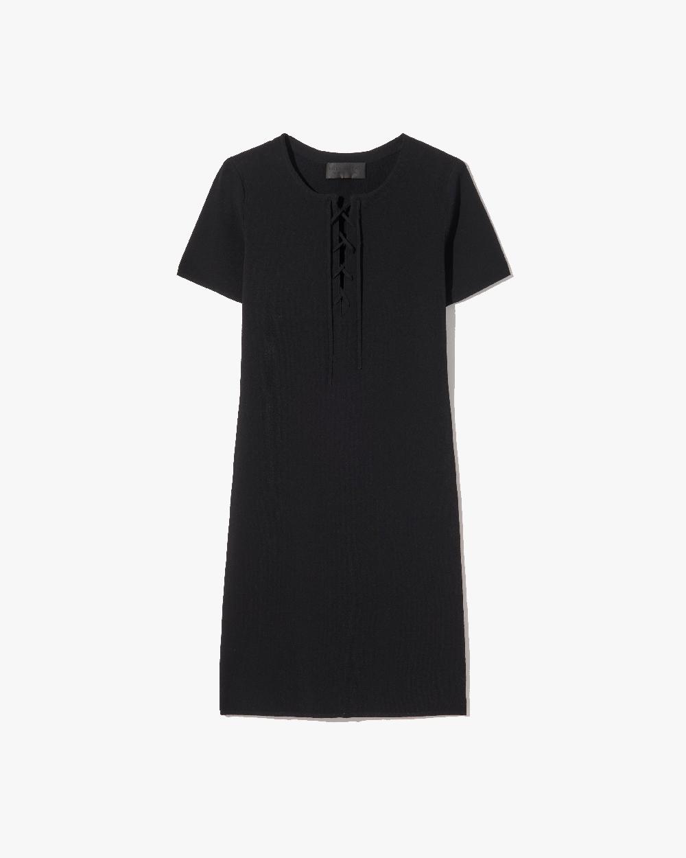 nili lotan PALMA KNIT DRESS BLACK