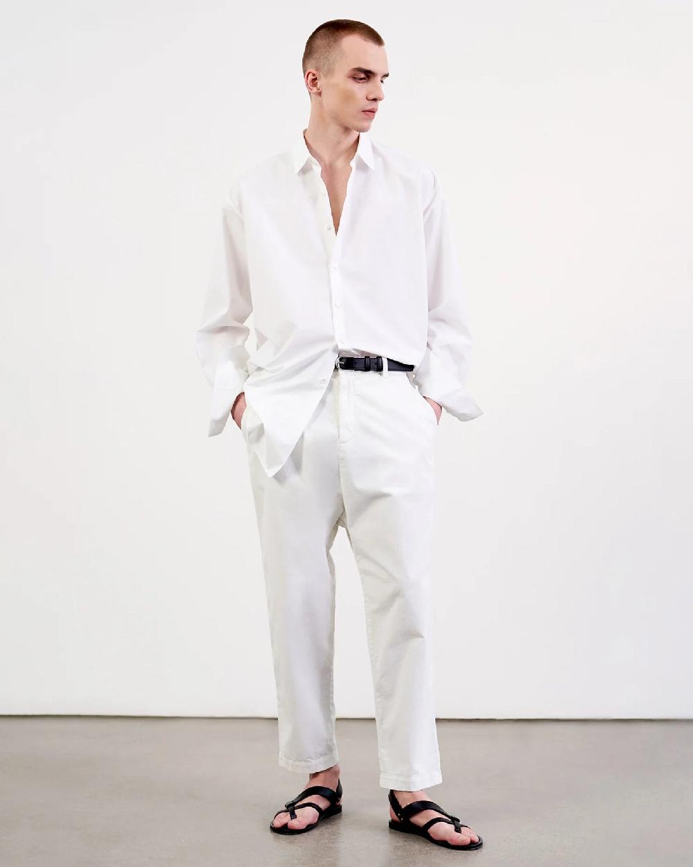 Nili Lotan PARIS COTTON PANT WHITE