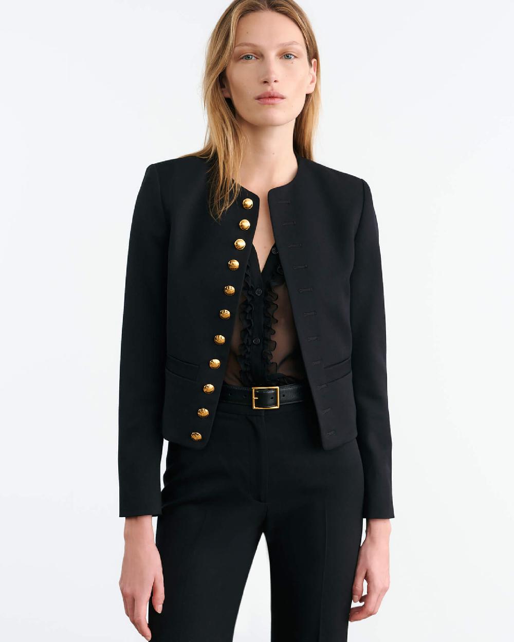Nili Lotan PATTI JACKET BLACK