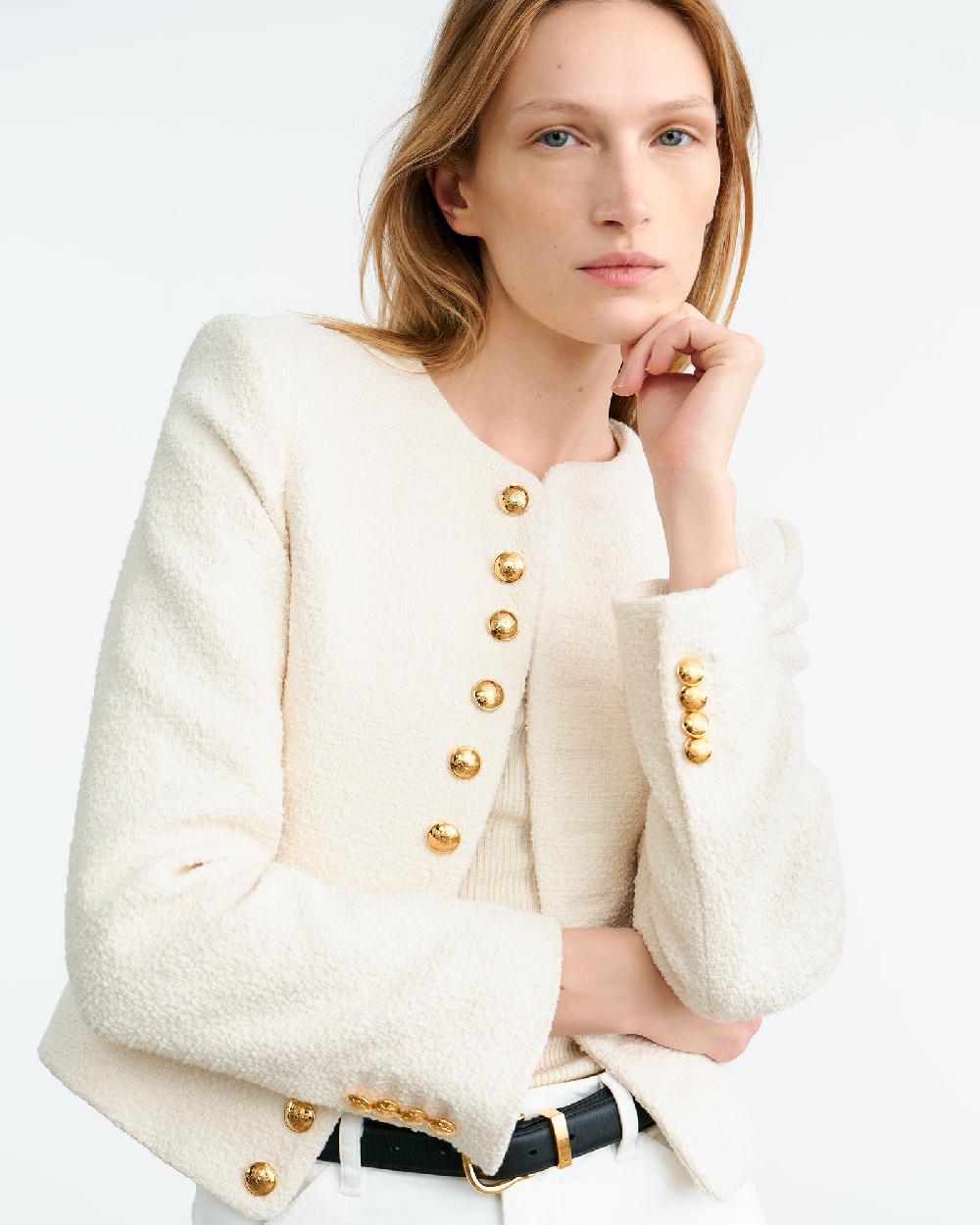 Nili Lotan PATTI JACKET IVORY