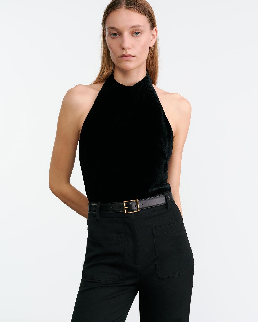 Nili Lotan PENELOPPE TOP BLACK