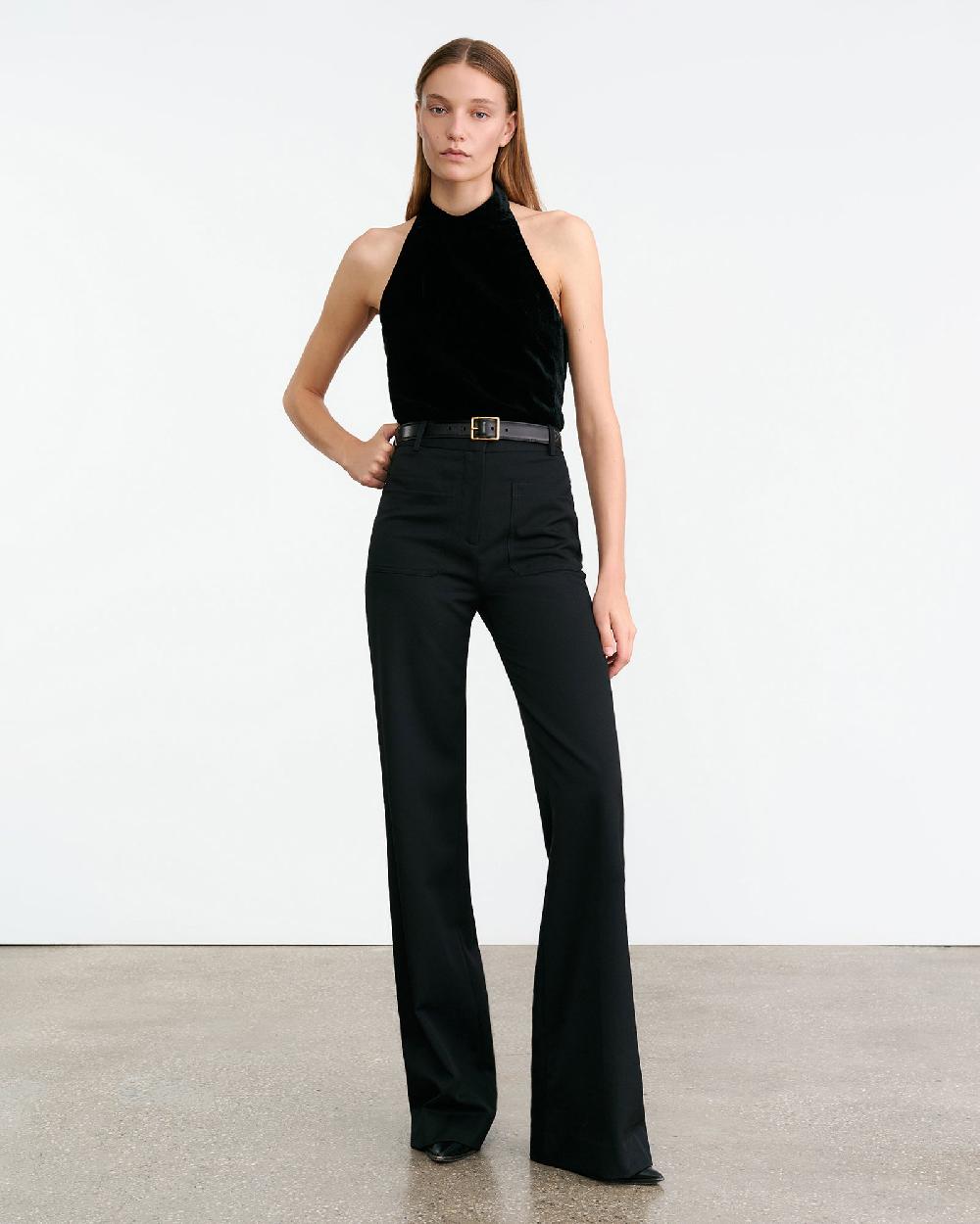 Nili Lotan PENELOPPE TOP BLACK