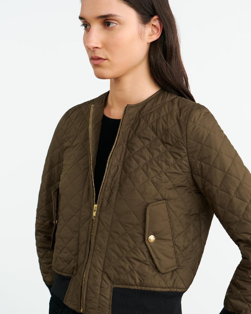 Nili Lotan PHOENIX BOMBER JACKET LODEN