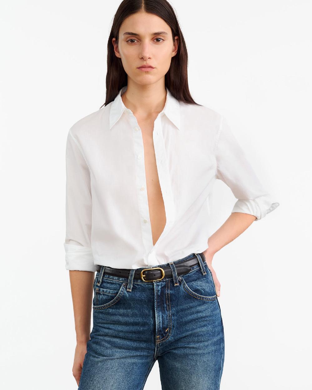Nili Lotan RAPHAEL SHIRT WHITE