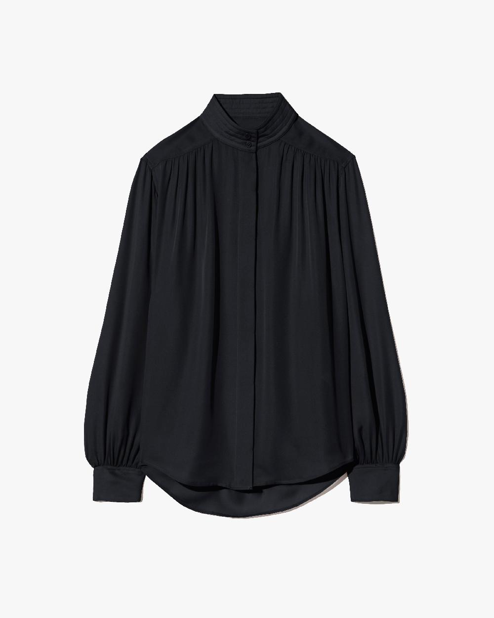 nili lotan REVI SILK BLOUSE BLACK