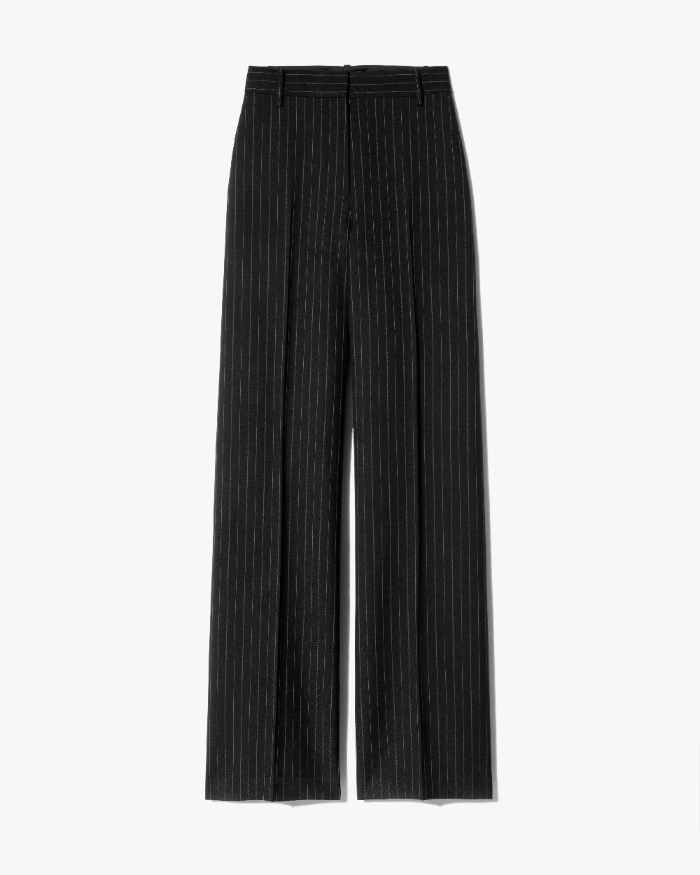 nili lotan RIVERS WOOL PANT BLACK PINSTRIPE