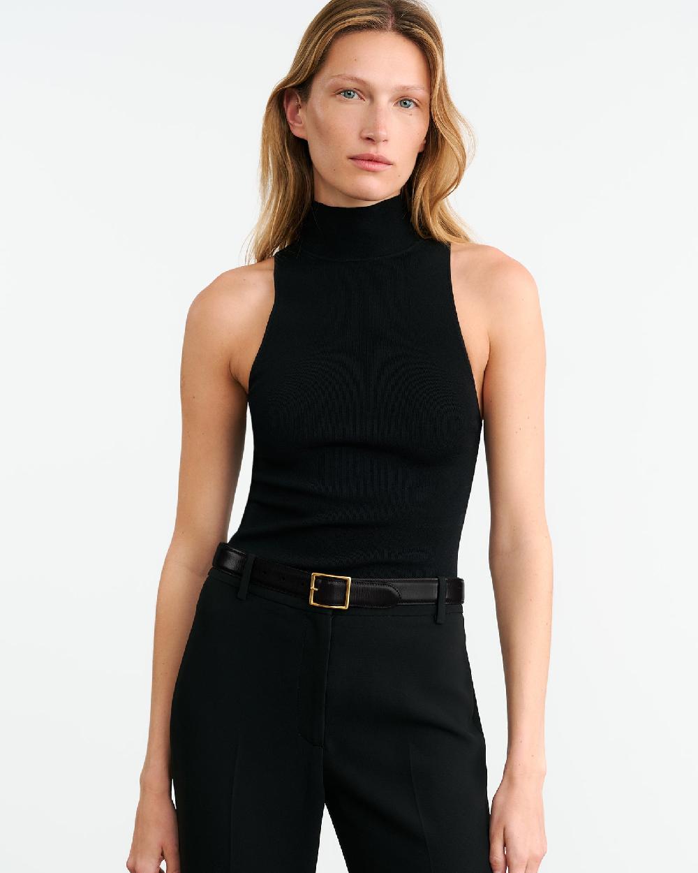 Nili Lotan ROMA SWEATER BLACK