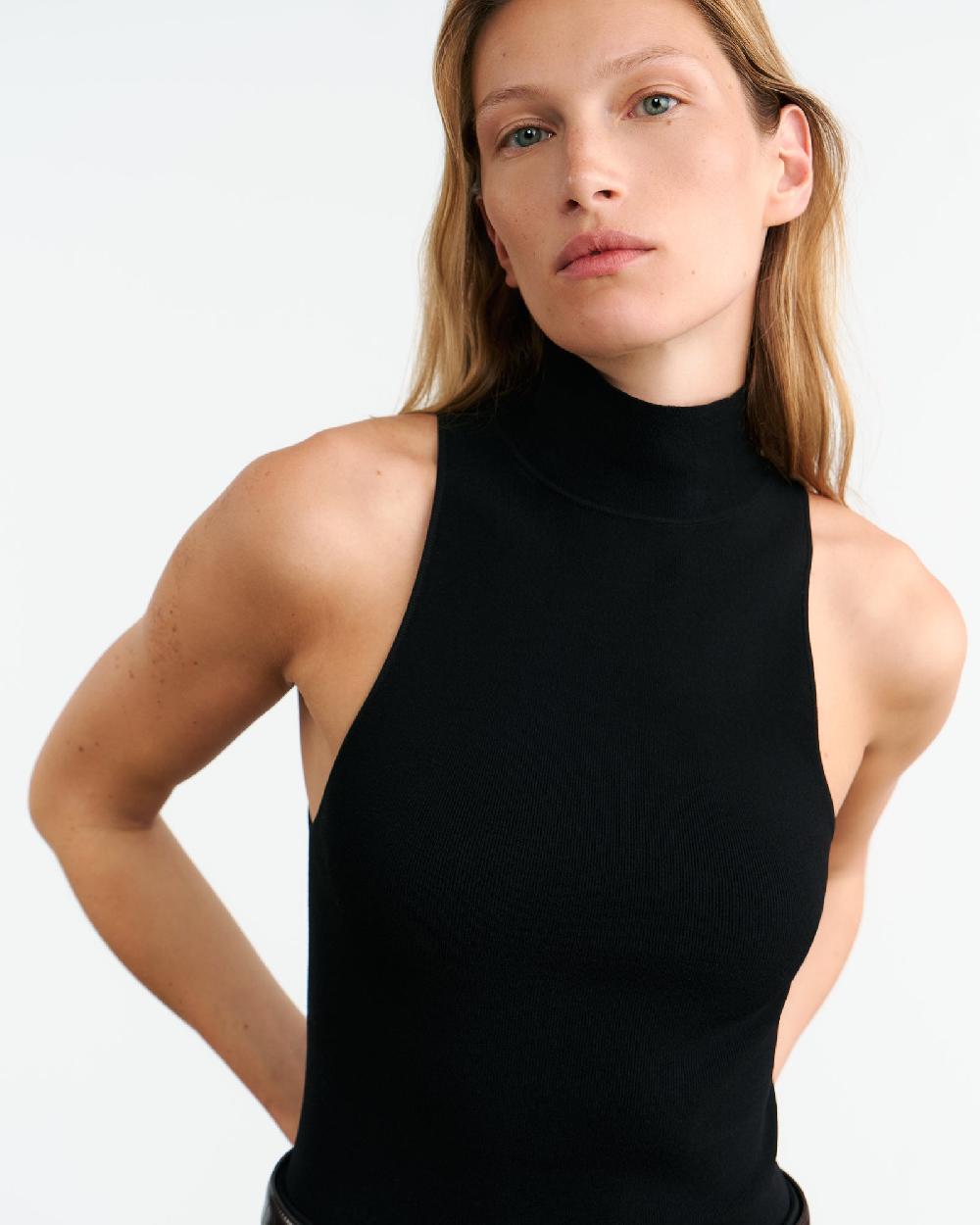 Nili Lotan ROMA SWEATER BLACK