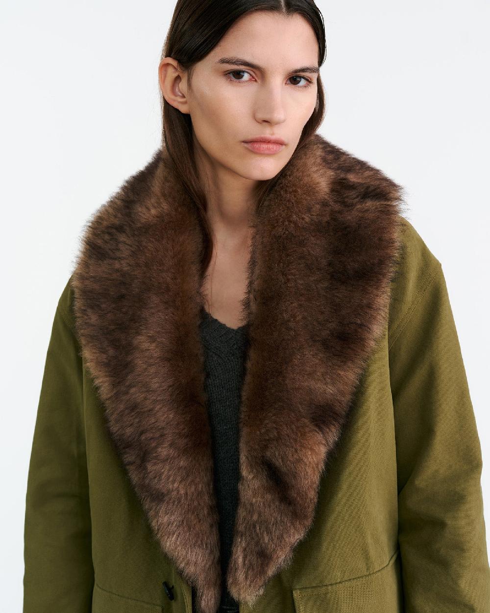 Nili Lotan RONAY PARKA OLIVE GREEN