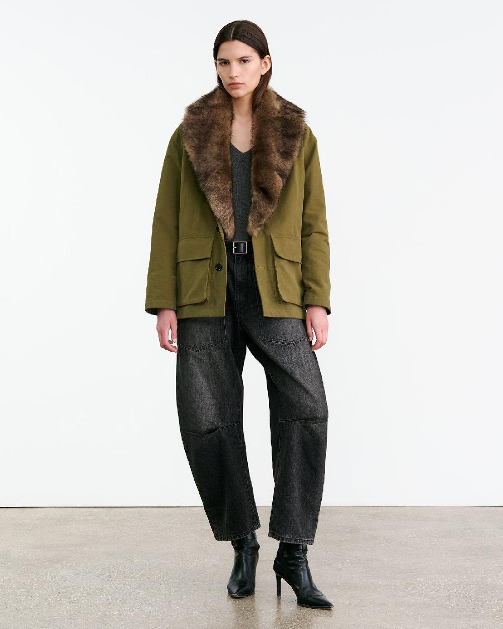 Nili Lotan RONAY PARKA OLIVE GREEN