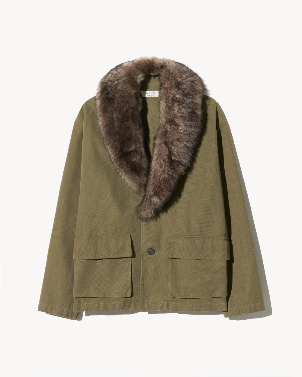 nili lotan RONAY PARKA OLIVE GREEN