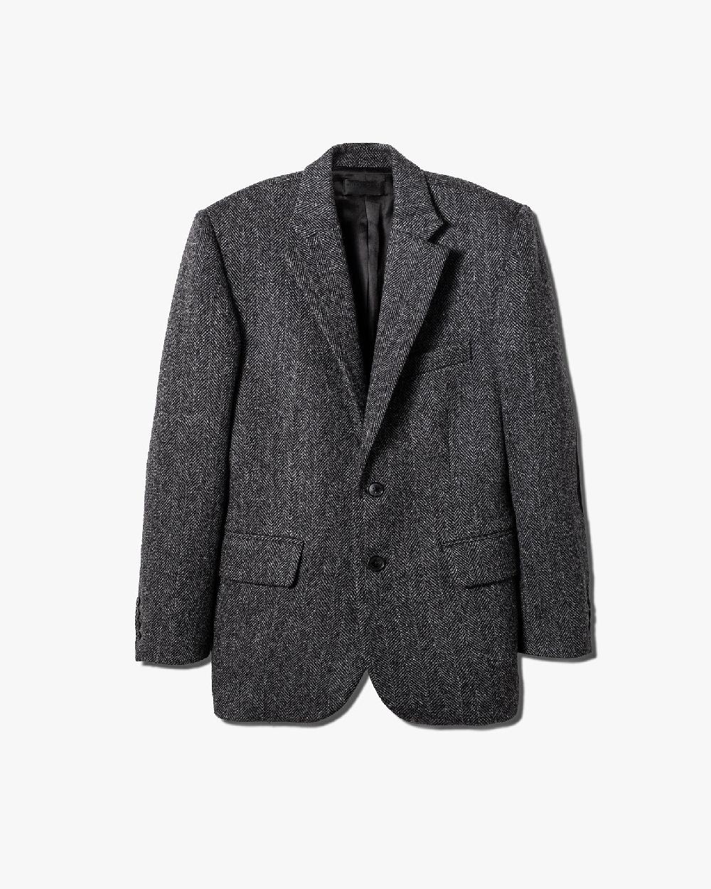 nili lotan ROY BLAZER CHARCOAL HERRINGBONE