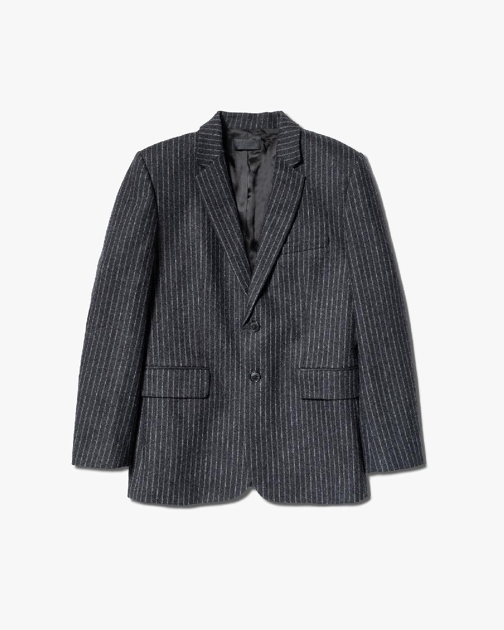 nili lotan ROY BLAZER CHARCOAL PINSTRIPE
