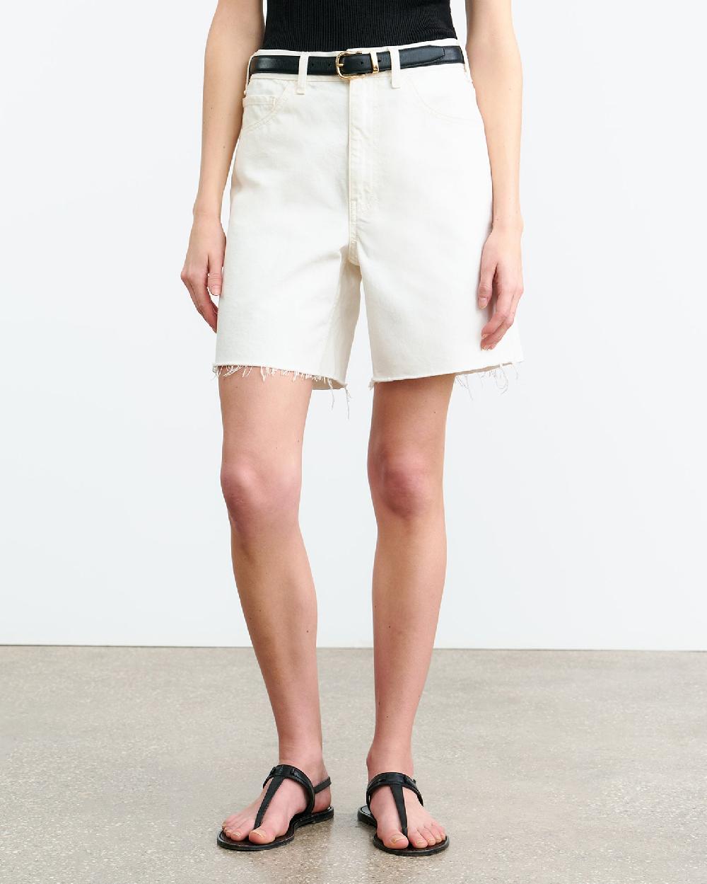 Nili Lotan RUSSEL DENIM SHORT CREAM