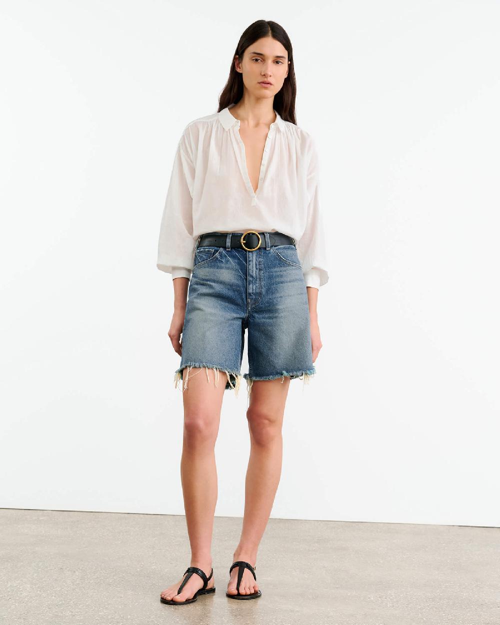 Nili Lotan RUSSEL DENIM SHORT SUMMER WASH